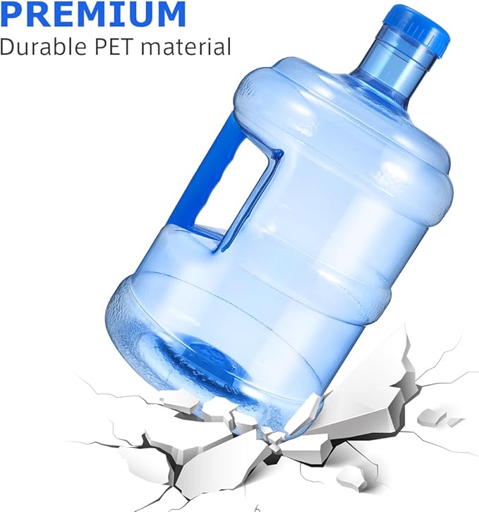 Kisangel 1.3 Gallon Kettle 5L Water Barrel Water Bottle with Handle Hiking Jug Bottle for Travel Sport Container Accessories