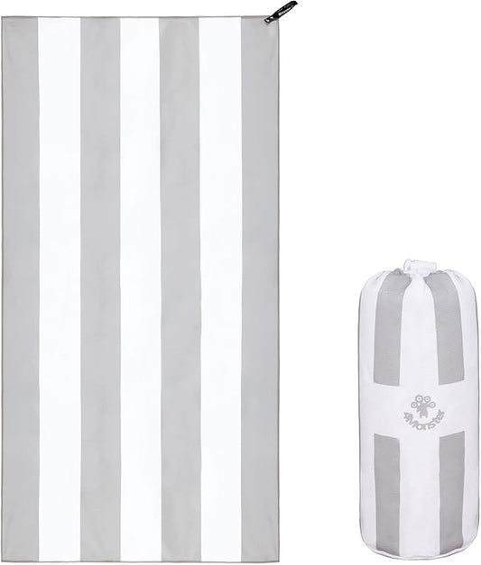 4Monster Microfiber Beach Towel Quick Dry,Super Absorbent Lightweight Travel Towel for Swimmers, Sand Free Camping Towel, Beach Towels for Pool, Swim, Water Sports,Yoga,Gym,Backpacking