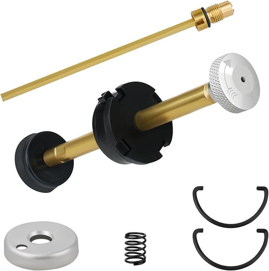 SUNJIKA Camping Stove&Lantern Comprehensive Repair Kit for Coleman Lantern Parts with Coleman Dual Fuel Stove.Check Valve,Air Stem Assembly(200-6381),Universal Plunger Pump Metal Part(242j5201)