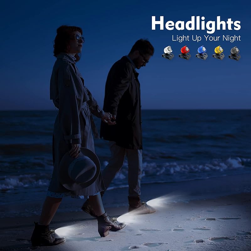 Running lights for runners,Lights for walking at night,IPX5 Running shoe lights waterproof,Shoe light,2Pcs Shoe headlights Used for Dog Walking, Walking Tours Camping, Suitable for Adults Kids(Blue)
