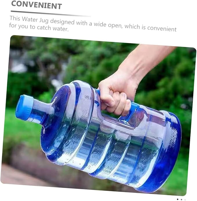 Kisangel 1.3 Gallon Kettle 5L Water Barrel Water Bottle with Handle Hiking Jug Bottle for Travel Sport Container Accessories