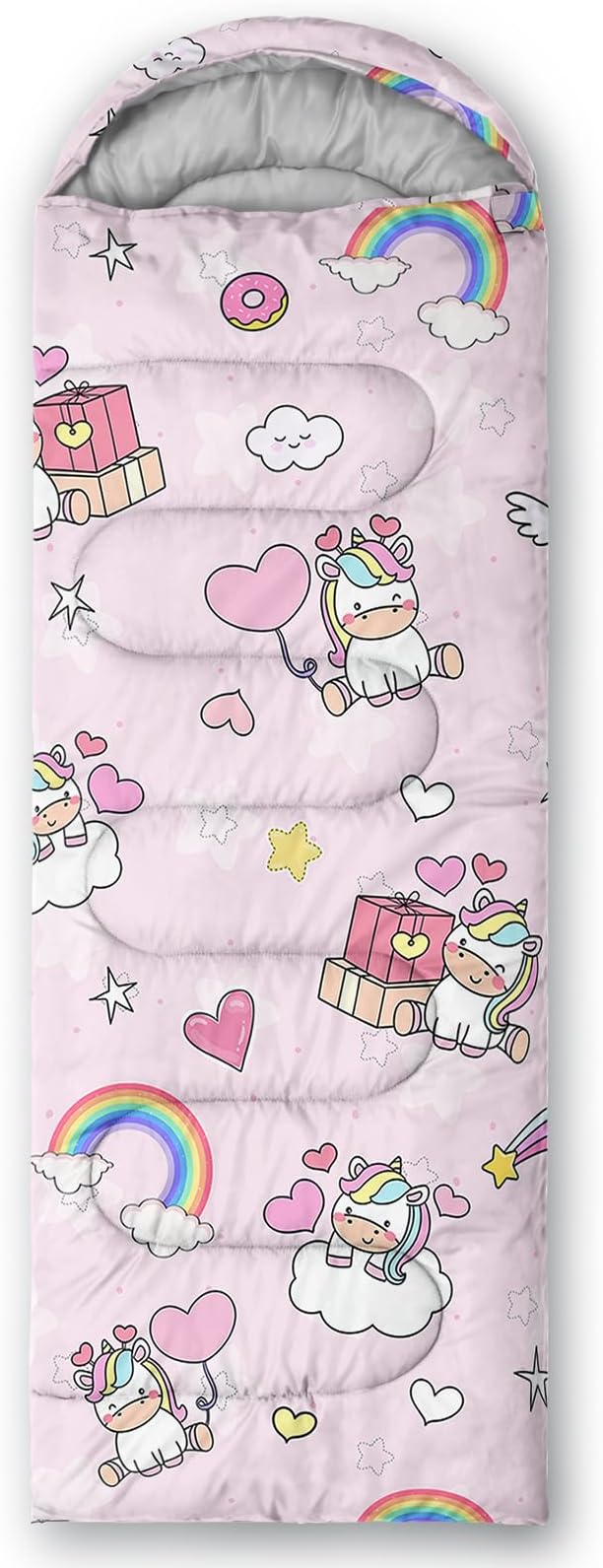 Camping Sleeping Bags,Mermaid Horse Butterfly Starry Sky 3 Season Warm & Cool Weather,Lightweight,Waterproof Sleeping Bags for Adults & Kids,Traveling,and Outdoors,Camping Gear Equipment