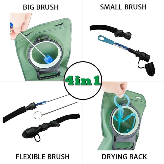 WACOOL 3L 3Liter 100oz BPA Free EVA Hydration Pack Bladder, Leak-Proof Water Reservoir