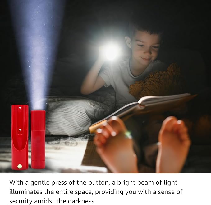Flashlights, Wall-Mount LED Handheld Light with 6 Ultra Bright LED Flashlight,Ideal for Emergency Preparedness, Power Failure, Outdoor, Camping, Night Light, Hotel