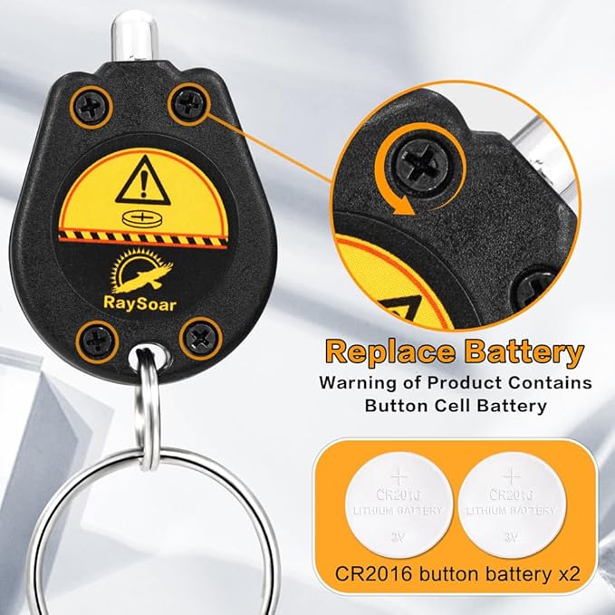 6 Pack Mini UV LED Keychain Flashlight, 395nm UV Light Keychain Flashlight, UV Keychain Flashlight, UV Keychain Light Black Light for Detections