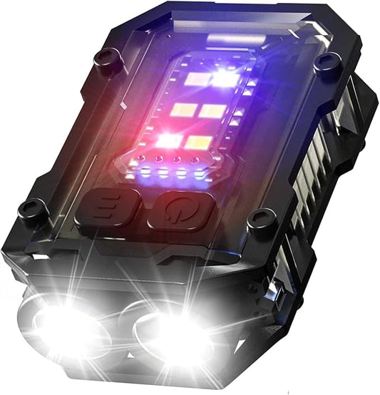 Rechargeable Pocket Keychain Lights with Lanyards,Clip on Hands Free Flashlight for Walking Camping Night Running