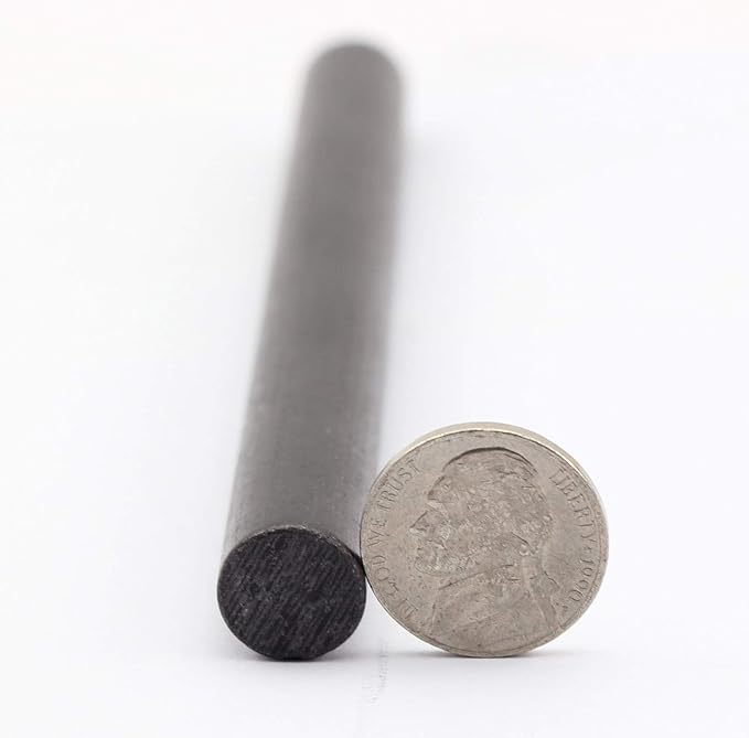 bayite 1/2 x 6 Inch Survival Drilled Flint Steel Fire Starter Ferrocerium Rod Kit with Striker-Pro Striker Paracord Landyard Handle Large