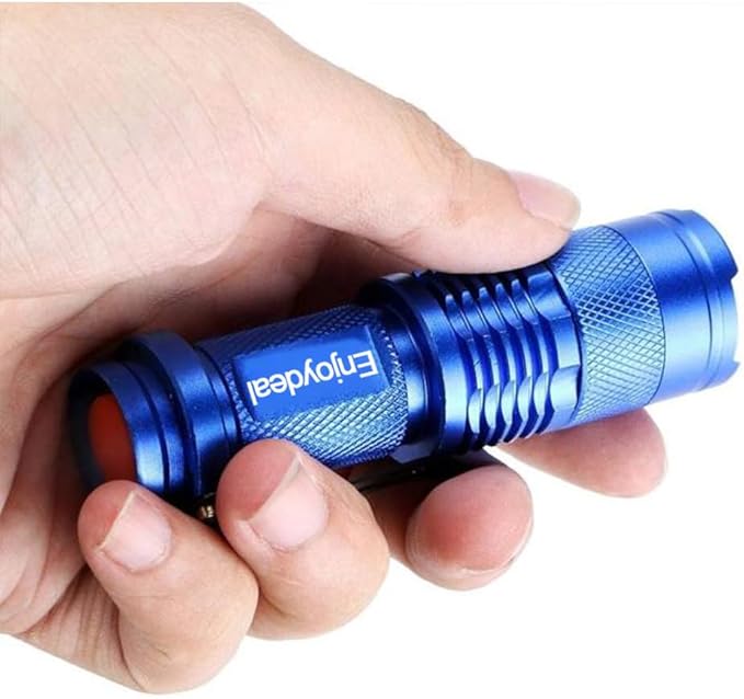 Mini LED Flashlights 5 Pack Pocket Pen Flashlight Ultra Bright 350 Lumens Waterproof Zoomable Flashlight with 3 Mode for Kids Camping Cycling Hiking Emergency Torch Light