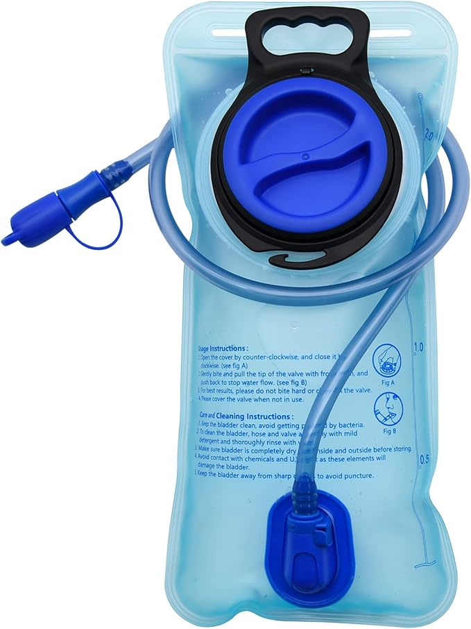 1/2/4/8 Pack Hydration Bladder, 1.5L/2L/2.5L/3L Water Reservoir, Leakproof Water Bladder Hydration Pack, Large Opening Water Storage Bladder Bag, for Cycling Hiking Camping