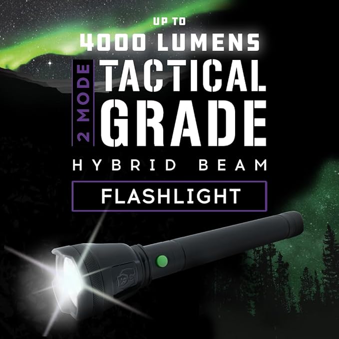 LitezAll 23030 Kodiak Kommander‚ 4000 Lumen Flashlight