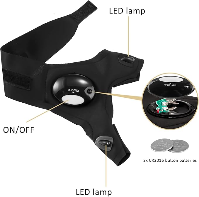 Gifts for Men LED Flashlight Gloves, Light Gloves for Fishing Camping Repairing, LED Gloves Unique Cool Gadget Tool