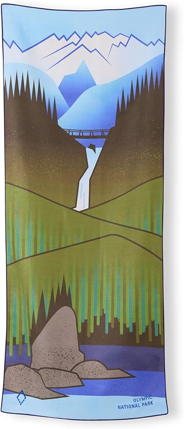 Nomadix Original Towel - Perfect for Beach, Pool, Travel, Camping, Yoga - Made with Recycled Materials - Super Absorbent - Sand Resistant