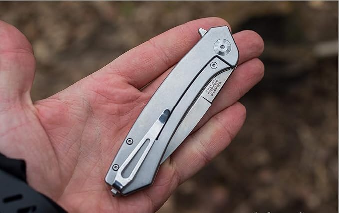Firebird GANZO Adimanti Skimen Pocket Folding Knife G10 Handle with Clip and Glass Breaker D2 Steel Blade Hunting Fishing Camping Outdoor EDC Knife (Red)