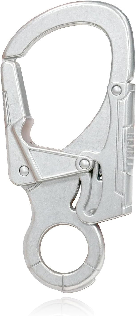 Ahiller Muscular Carabiner Hook,3.1" Alloy Thick Keychain Clip for Man, Outdoor Camping, Hiking Accessories, Key Ring