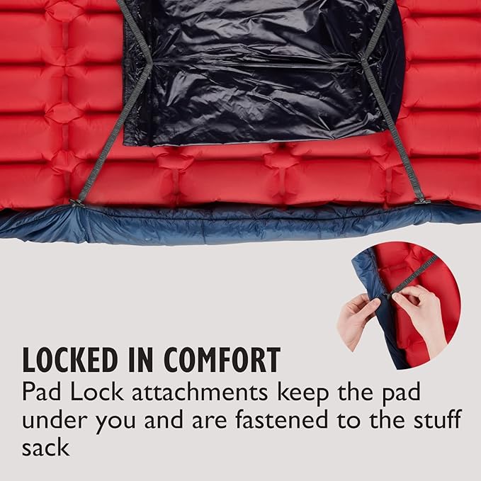 Sierra Designs Elemental 35 Quilt Sleeping Bag, 100% Recycled Synthetic Insulation, Sleeping Pad Clips (2023)