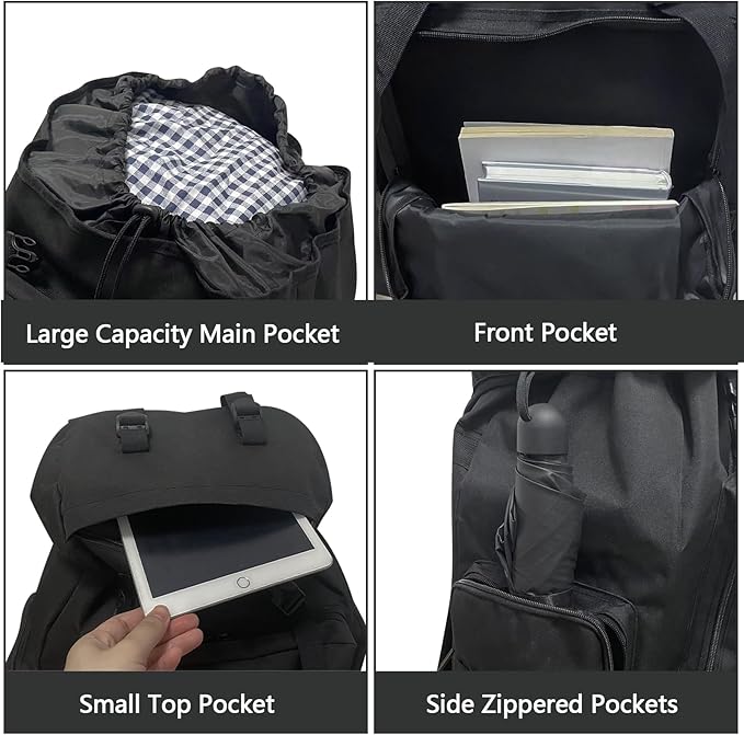 80L 100 Liters Camping Hiking Military Tactical Backpack,Water Resistant Large Travel Daypacks Outdoor MOLLE Rucksack