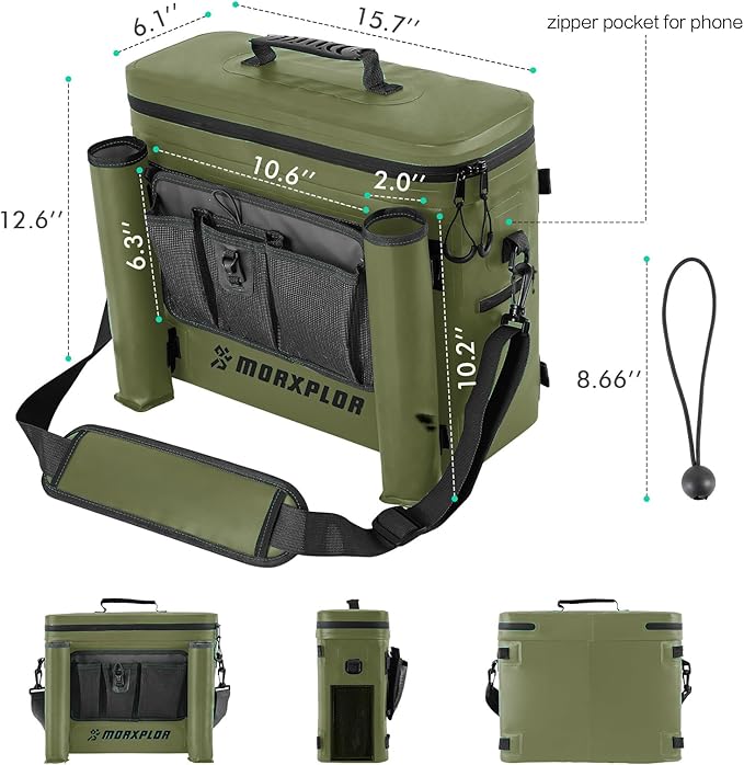 Kayak Cooler,Waterproof Kayak Seat Back Cooler for Kayaking,Kayak Accessories Cooler Bag,Protable Ice Chest,Beach Cooler,Travel Cooler for Camping or Lunch Bag
