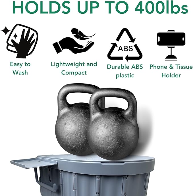 Portable Toilet for Camping- Large Size For Adults, Emergency Toilet for Car, Foldable Portable Potty with Lid, Camping Toilets, Porta Potty for Adults