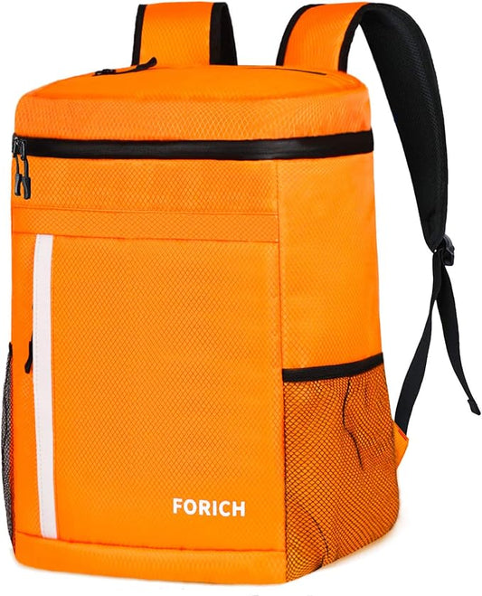 FORICH Soft Cooler Backpack Insulated Waterproof Backpack Cooler Bag Leak Proof Portable Small Cooler Backpacks to Work Lunch Travel Beach Camping Hiking Picnic Fishing Beer for Men Women