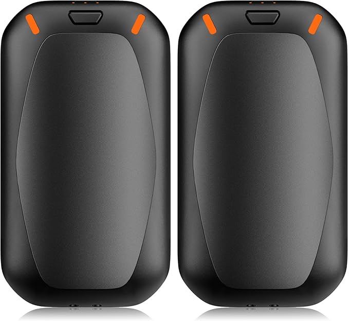 Hand Warmers Rechargeable, 2 Pack Magnetic Electric Hand Warmers, 6000mah Max 12Hrs Quick Charge Portable Hand Warmer, Great Gift for Christmas, Raynauds, Outdoors, Hunting, Golf, Camping