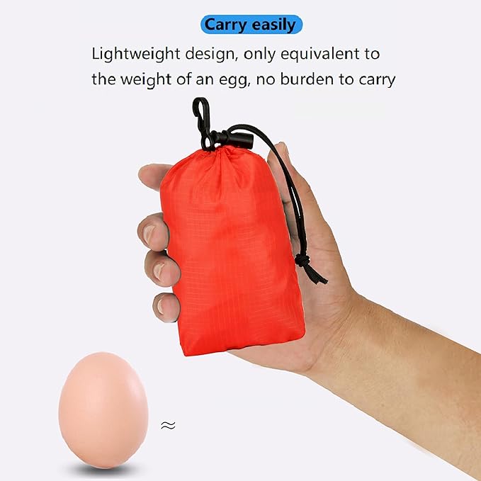 16L Hiking-Daypack Lightweight-Foldable Travel-Backpack Water-Resistant Camping Outdoor Packable Easy Carry-on Bag (Red)