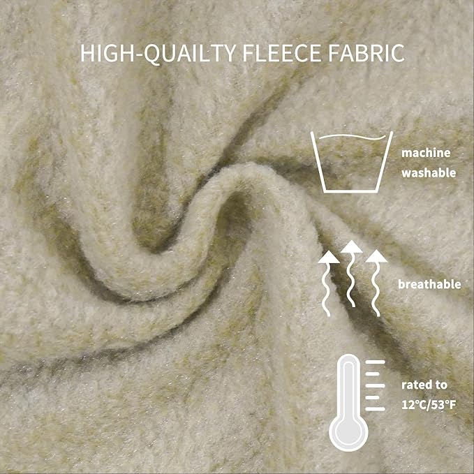 Ultralight Fleece Sleeping Bag Liner,Mummy Sleeping Bag Liner with Hood and Stuff Sack Suit for Camping,Travelling and Hiking in All Seasons