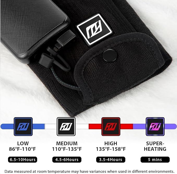 Heated Socks for Women Men Rechargeable Washable, Battery Electric Heated Socks Foot Warmers with APP Control for Skiing Hunting Riding Camping Fishing Hiking Outdoor Work
