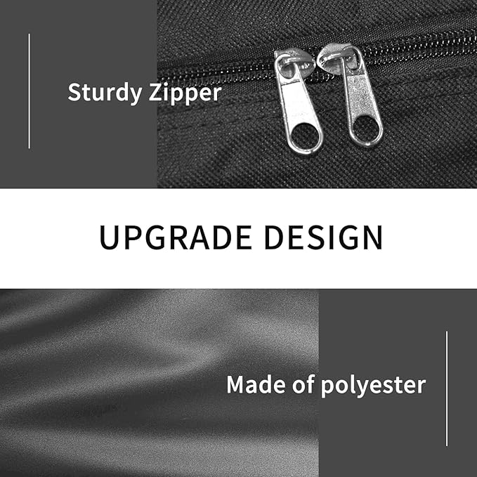 Mupera Portable Toilet Storage Bag - Durable Carrying Bag for RV Travel Potty 5.3 Gallon, Camping Toilet Storage Bag Double Layer with Lining, Bag for Portable Toilet Protector and Easy Transport