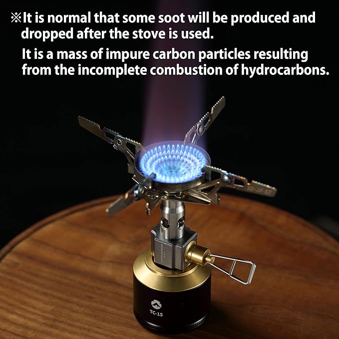 CAMPINGMOON Canister Stove Compact Foldable w/Micro Regulator 4Flex w/o igniter XD-2-NE