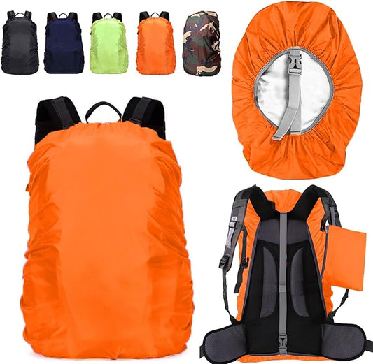 20-80L Waterproof Backpack Rain Cover with Storage Pouch and Adjustable Buckle Strap for Traveling Outdoor Hiking Camping