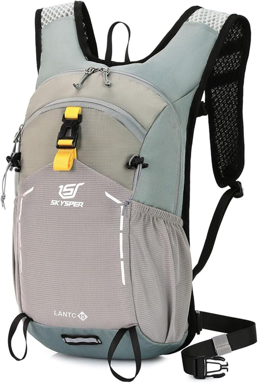 SKYSPER Small Hiking Backpack - 15L Travel Daypack Lightweight Bag Water Resistant Hiking Backpacks for Women Men