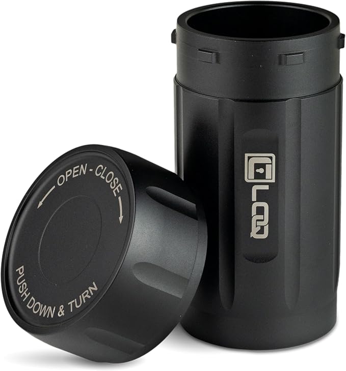 EDC120 Rugged Waterproof EDC Survival Tactical Storage Container, Zytel