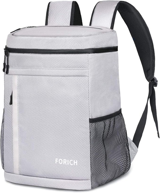 FORICH Soft Cooler Backpack Insulated Waterproof Backpack Cooler Bag Leak Proof Portable Small Cooler Backpacks to Work Lunch Travel Beach Camping Hiking Picnic Fishing Beer for Men Women