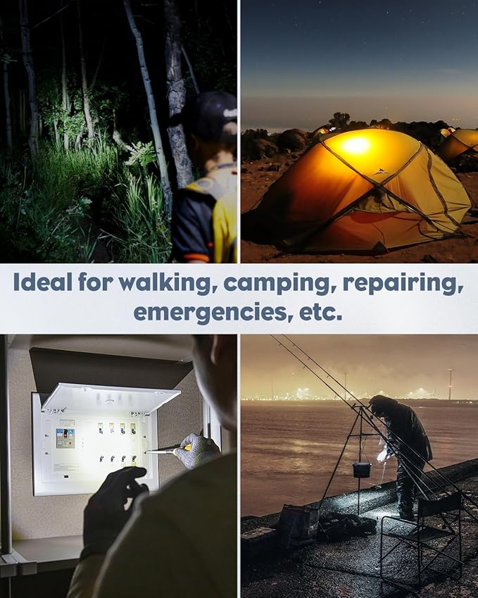 Uniclife 10 Pack LED Keychain Flashlight Mini LED Keychain Light 12 Lumen Portable Ultra Bright Battery Powered Key Ring Torch for Outdoor Camping Party Hiking and Emergency Lighting