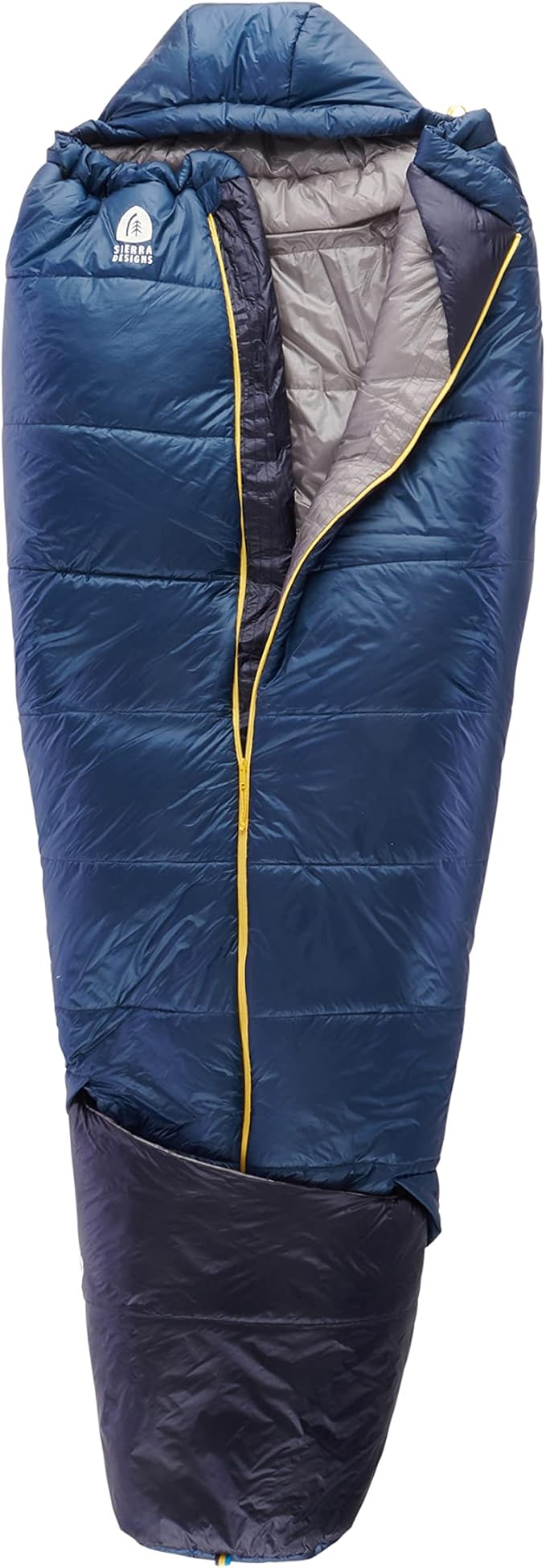 Sierra Designs Elemental 35 Quilt Sleeping Bag, 100% Recycled Synthetic Insulation, Sleeping Pad Clips (2023)