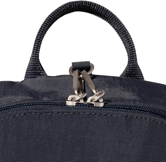 Securtex® Anti-theft Vacation Travel Backpack 10x13" Slash-Resistant Nylon Daypack w/RFID, French Navy