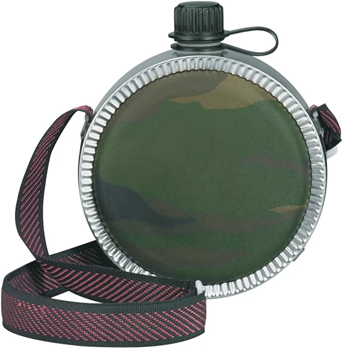 Mini Desert Canteen 24 Ounces - Woodland Camouflage