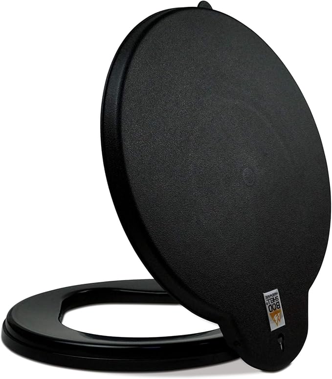 Portable Toilet Seat Lid for Emergencies and Camping - fits 5 Gallon Bucket (Lid Only)