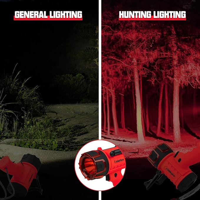 Rechargeable Spotlight Flashlights 1000 Lumen Super Bright Spot Light with 3 Modes Long Lasting Flashlight Searchlight and Flood Camping Flashlight