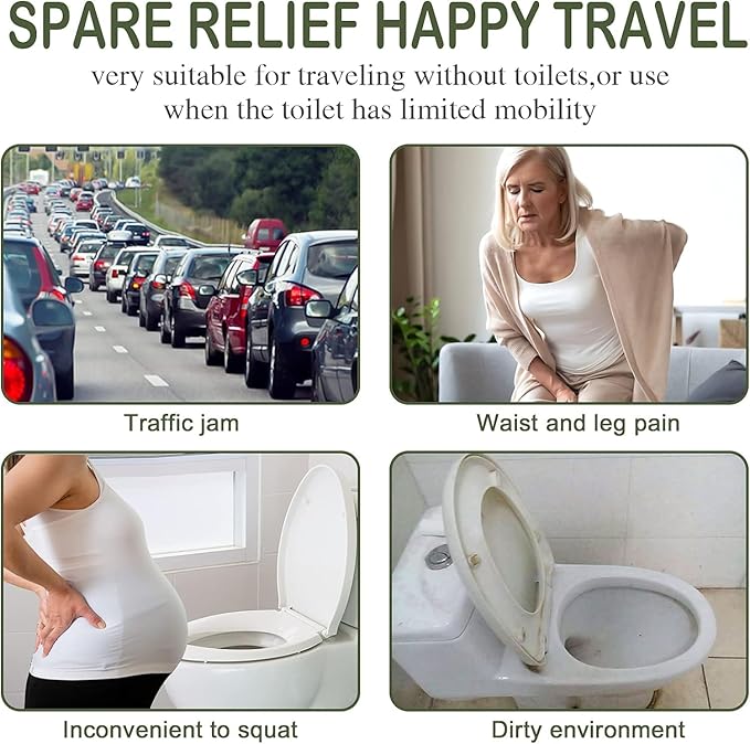 Female Urination Device, Reusable Female Urinal Silicone Women Pee Funnel Allows Women to Pee Standing Up, Portable Womens Urinal is The Perfect Companion for Camping,Outdoor,Travel
