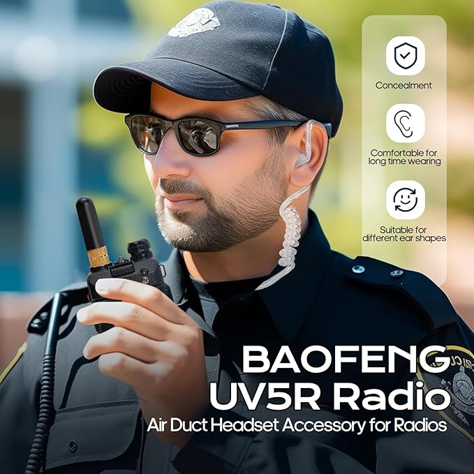 BAOFENG UV-5R 8W Ham Radio Handheld Long Range with 3800mAh Type-C Charging Port Battery, UV5R Rechargeable Handheld Walkie Talkie, Dual Band Two Way Radio for Adults (2 Pack)