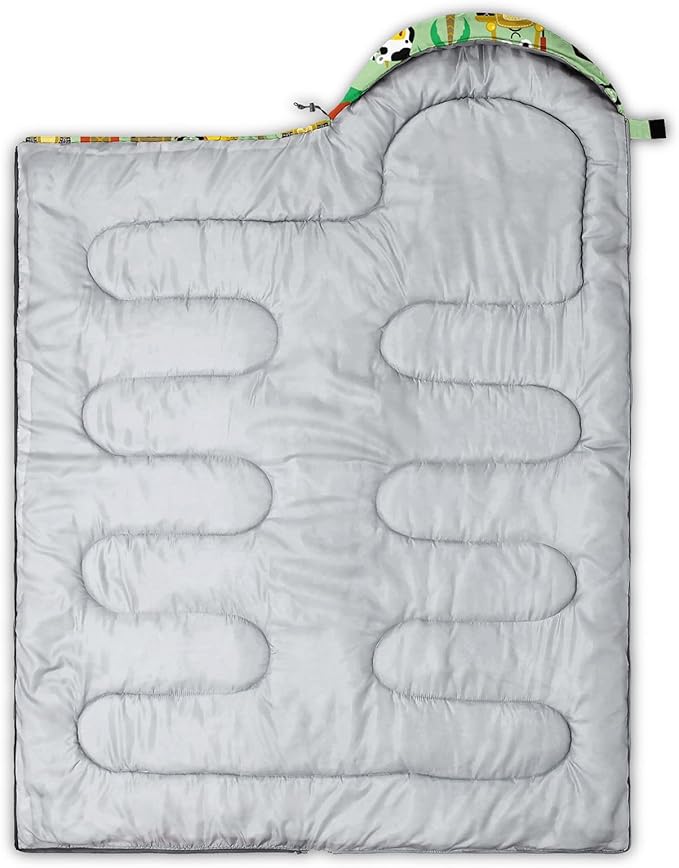 Kids Sleeping Bag for Boys Girls,Cute Puppy Print-Lightweight Warm Portable Outdoor Indoor-Waterproof Cold Weather Resistant Sleeping Bag for Camping Hiking