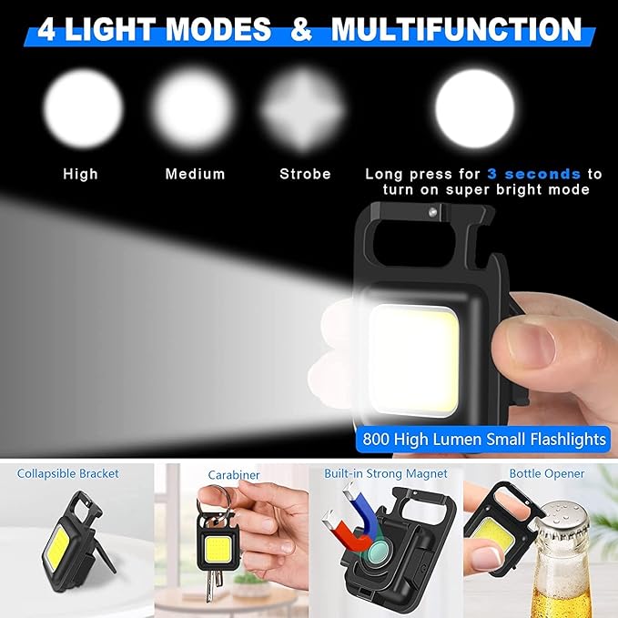 Flashlights High Lumens Rechargeable,Super Bright Tactical Flashlight with LCD Digital Display, 4 Modes Zoom Waterproof Powerful High Powered LED Flashlight for Emergencies Power Outage, Camping