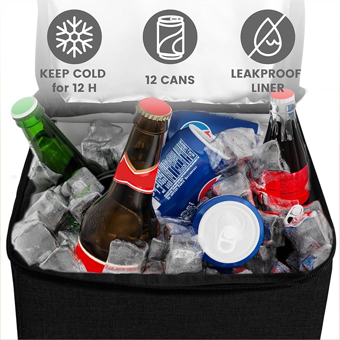 Cooler Organizer for Bogg Bag Accessories for Bogg Bags X Large Original Polyester Ice Chest with Divider Tray Portable Floating Cooler Leak-Proof with Zipper