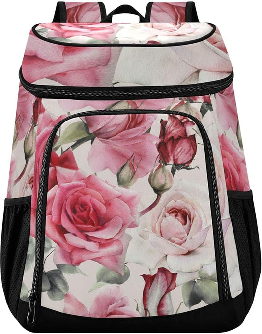 Cooler Backpack Insulated Leak Proof Beach Cooler Bag 30 Cans Waterproof Lightweight Soft Lunch Picnic Cooler for Men Women