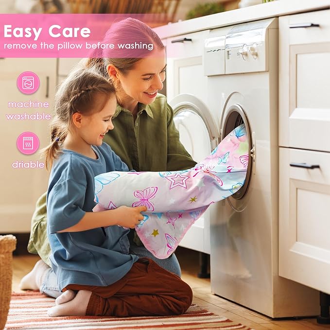 Kids Sleeping Bag Nap Mat with Removable Pillow and Blanket,Extra Thick Large 2 in 1 Slumber Bags for Boys Girls,Toddler Nap Mat for Preschool Daycare Travel Camping
