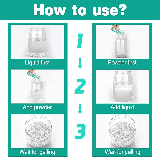 Portable Poo Poo Gel, 70 Packets Camp Toilet Portable Gel, Portable Toilet Camp Gel with Lemon Scent, Camp Toilets with Gel, Eco Gel for Portable Toilet for Outdoor Hiking and Camping