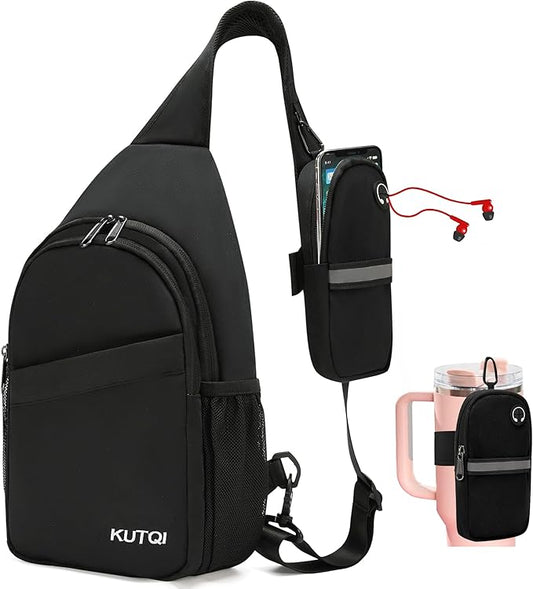 Sling Backpack Crossbody Sling Bag for Women Men Multipurpose Travel Essentials Hiking Chest Bag Daypack