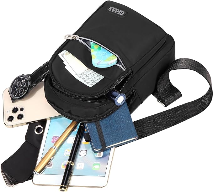 Small Sling Backpack Crossbody Sling Bag, Chest Bag Daypack Fanny Pack Cross Body Bag for Outdoors Hiking Traveling