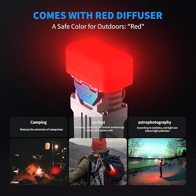 WUBEN X2 Rechargeable Flashlights 1800 Lumens EDC Flashlight, Super Bright Powerful Small Pocket Tactical Flashlight, 6 Modes Mini Brightest Flashlight for Camping, Outdoor, and Emergency (White)